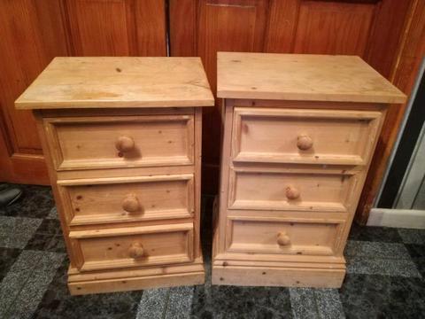 Pair of pine lockers