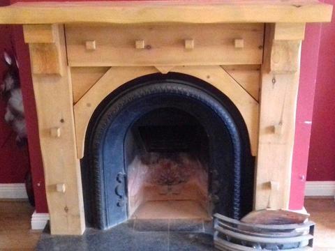 Hand made fireplace surround