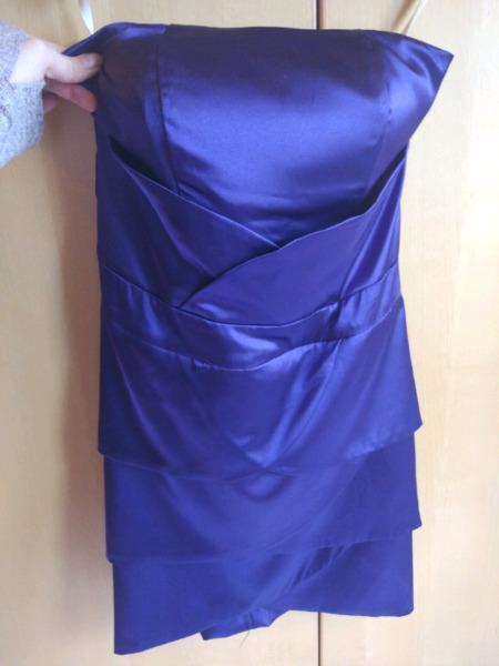 Purple size 8 party dress