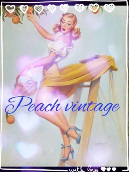 Peach Vintage Preloved