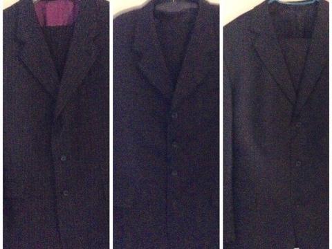 3 x Men's Suits for sale. 2x €10 1x €15