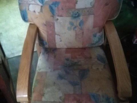 Colourful armchair