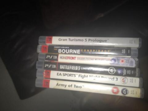 Eight PLAYSTATION3 Games