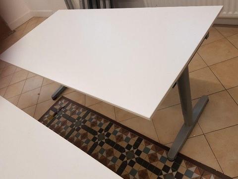 white office tables 1600 mm