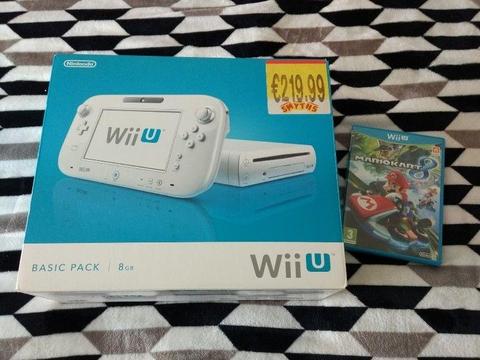 Wii U 8gb + Mario Kart 8