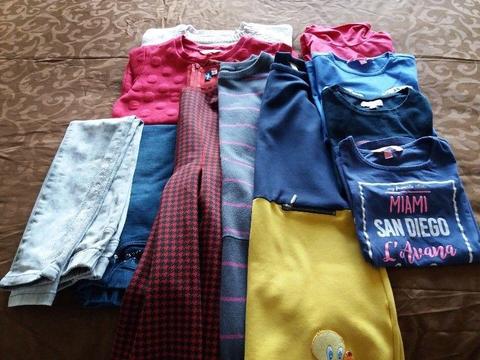 Bundle of girls clothes. Age 7-8