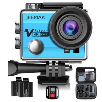 JEEMAK 4K Sports Action Camera 16MP