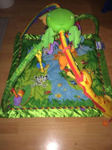 Fisher Price Melodies And Lights Deluxe Gym And Play Mat
