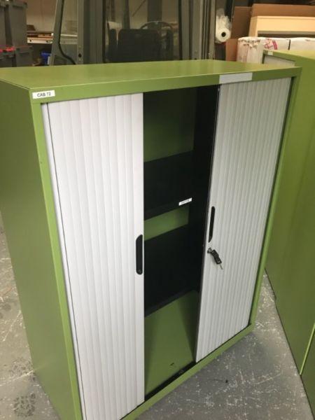 executive lockable tambour storage cabinets
