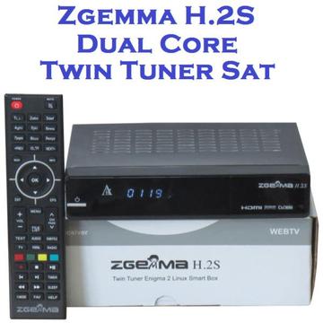 Genuine Zgemma H.2S Dual Core Twin Tuner Sat Box