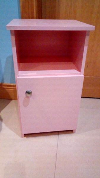 Nice Pink bedside locker