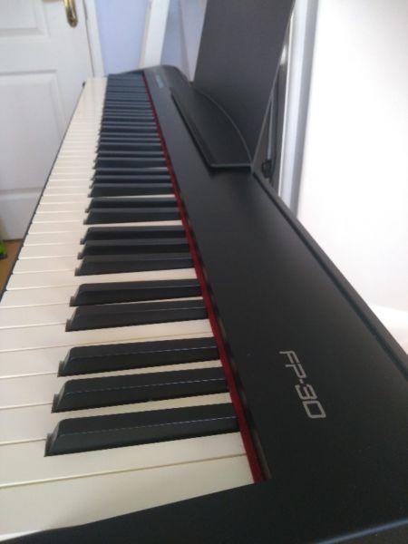New Roland FP-30 Black Digital Piano Keyboard 88 Keys 5 Key Touch For Sale