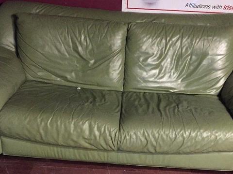 Leather 3 seater Sofa
