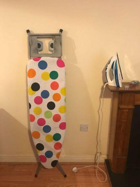 Iron & Ironing Board -- Moving Out Sale!!