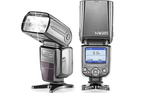Neewer NW985 Flash for Canon and CP-E4 battery Pack