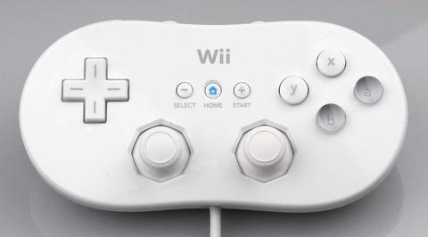 White mini classic video game controller joypad gamepad for nintendo 64 wii entrataiment gift