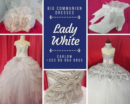 BIG communion dresses!
