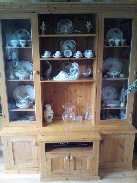 pine kitchen living room dresser cabinet