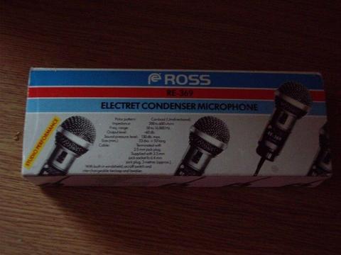Ross Electret Condenser microphone
