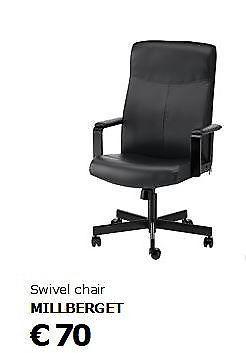 Swivel chair - IKEA MILLBERGET