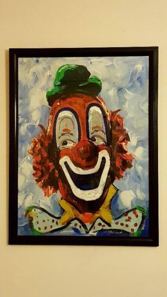 Painting of Clown