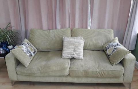 3 seater, 2 seater and armchair set
