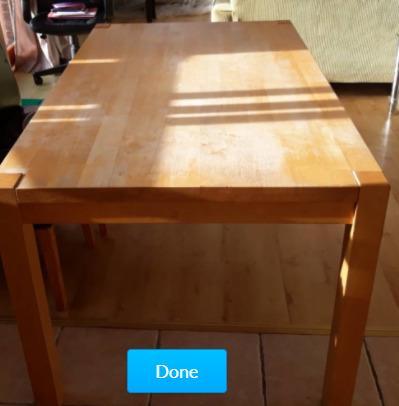 6 seater table
