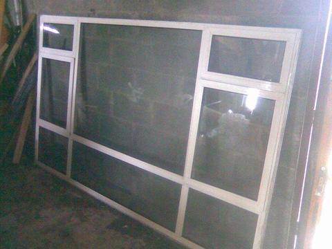 Large white aluminium window for sale