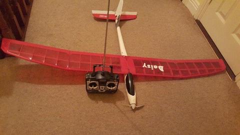 Radio controlled glider