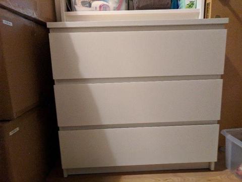IKEA MALM Chest of 3 drawers
