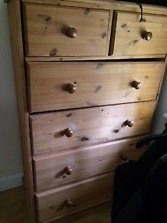 Great Chest of Drawers an Bedside Drawers