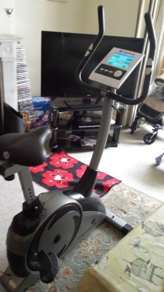Exercise Bike Roger Black gold edition - condition is as new. Used 40 mins pd for 6 months