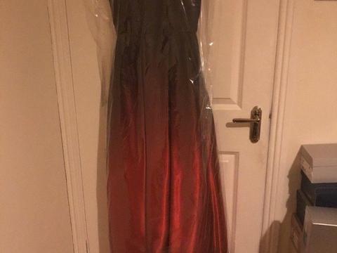 Beautiful red ombré Pamela Scott debs dress in perfect condition!