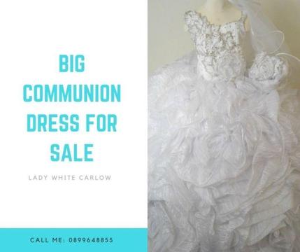 NEW BIG communion dress for sale!