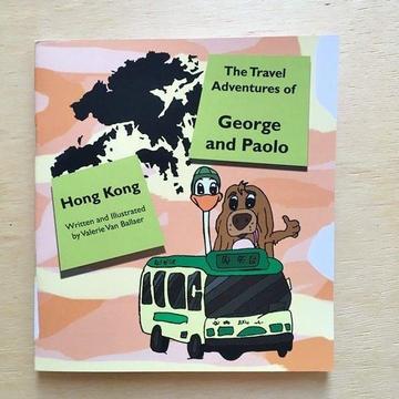 Children's Book The Travel Adventures of George and Paolo: Hong Kong - kids travel book - learning