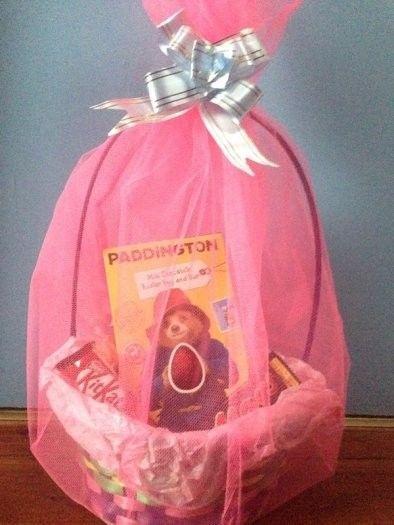 Easter egg hamper - Paddington bear basket