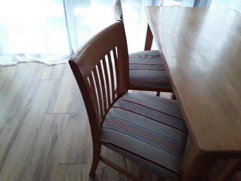 Free to take away. 3 seater and 2 seater sofa. Table & 4 chairs