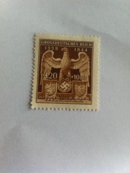 Genuine WWII NAZI Germany 3rd Reich Stamp