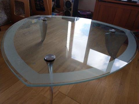 Beautiful glass table