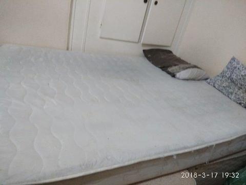 Mattress for sale and it is free if you take along with bottom boxes