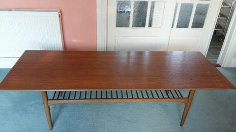 Large teak wooden Coffee table GPLAN - needs refurbishment