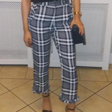 River Island check trousers