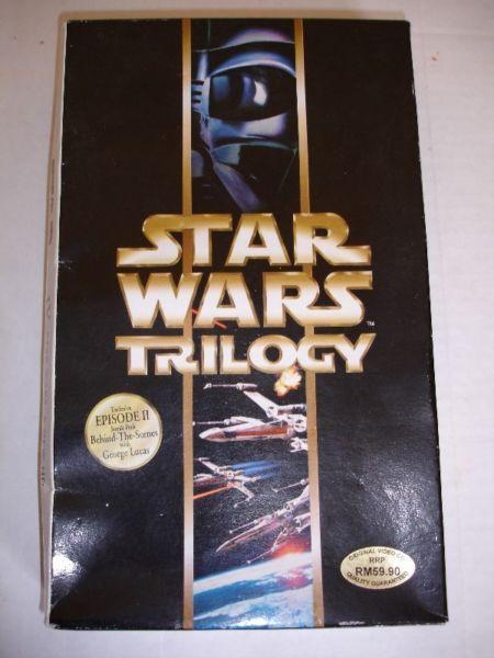 STAR WARS TRILOGY (Special Edition) -MALAYSIAN -3 VCD Set