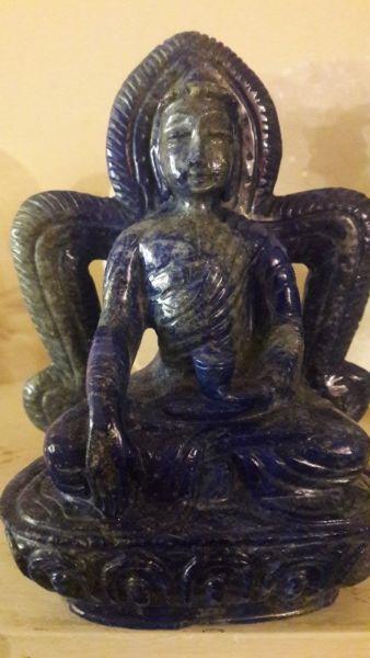 Lapislazzuli medicine statue of Buddha
