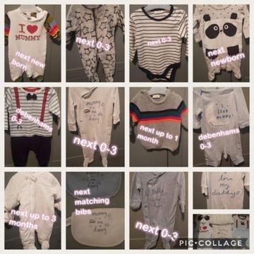 NEXT & Debenhams baby bundle