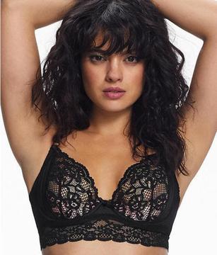 Deanna long line plunge bra