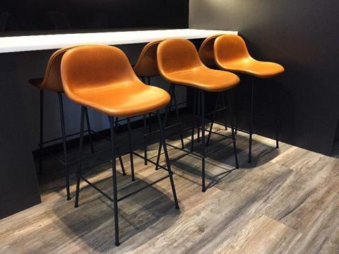 Leather Bar Stools / High Chair