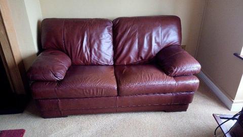 2-Seater Leather Couch