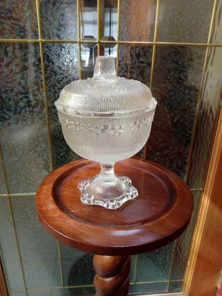 Vintage Style Crtstal Cut Glass Bowl