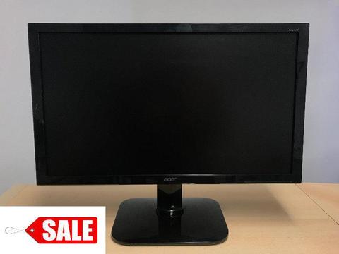 Sale Acer Ka44hq Monitor In Black 24'' Inch Full Hd Screen Hdmi Vga Dvi 4ms